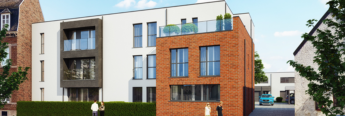 Bouwen van een wooncomplex van 6 appartementen en 5 woongelegenheden 